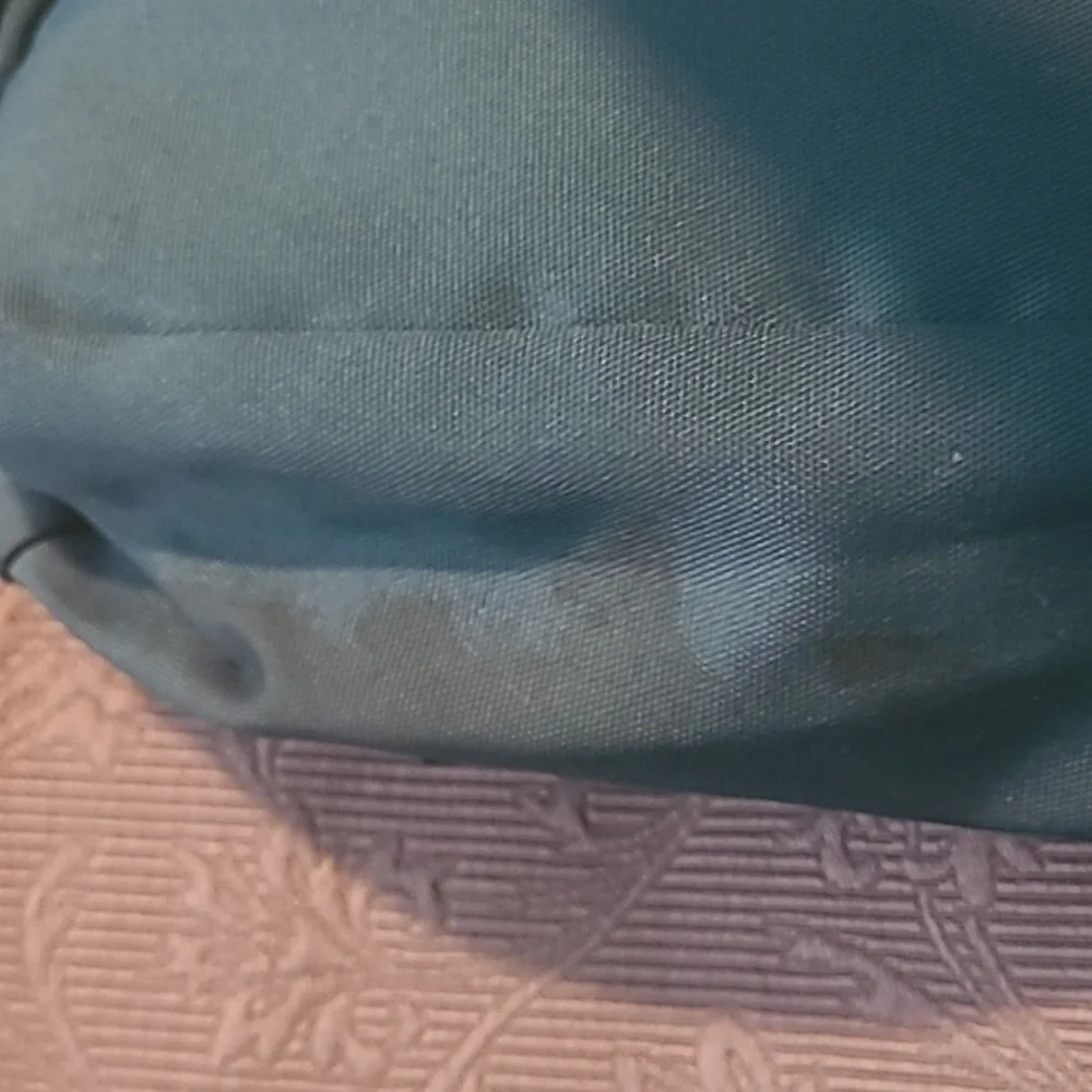 LL Bean Vintage Blue/Green Messenger Bag